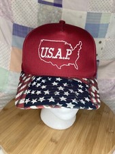United States Association Of Pullers Tractor Ball Cap Hat Snapback Baseball