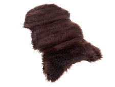 Schaffell Lammfell Fell Teppich Imitat Kunstfell Bettvorleger Schaf 60x90 50x90