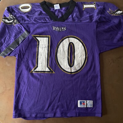RARE - Eric Zeier Baltimore Ravens Jersey - Russell Athletic