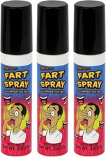 3 Liquid Fart Spray Cans - Stinky Ass Stink Bomb Smelly Gas Gag Joke Prank Crap