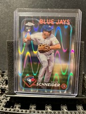 Davis Schneider RC 2024 Topps Chrome RayWave Refractor #290 - Blue Jays