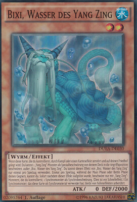 Yugioh DUEA-DE030 Bixi Wasser Des Yang Zing (Super Rare)