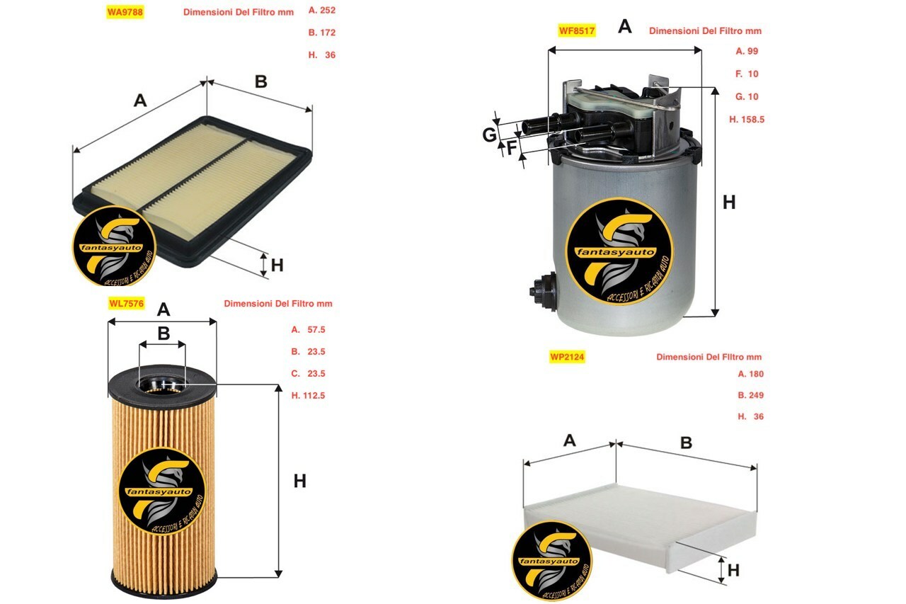 Mann-Filter, set di ispezione per abitacolo, filtro carburante