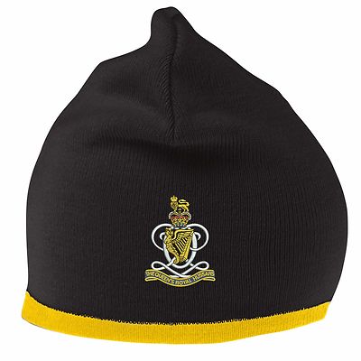 OFFIZIELLE Queens Royal Hussars Beanie Mütze mit gesticktem Logo