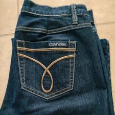 Calvin Klein Jeans women's size 29/8 skinny denim dark wash zip up pockets