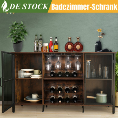 Hausbar Massivholz Weinbar Kleiner Weinschrank Barschrank Alkoholschrank Neu