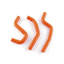 Fit Honda CR85 CR85R CR85RB 1996-2007 Silicone Radiator Coolant Hoses Orange New