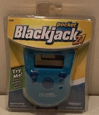 Radica Pocket Blackjack 21 Electronic Handheld Game (2007).  NEW ~ Sealed