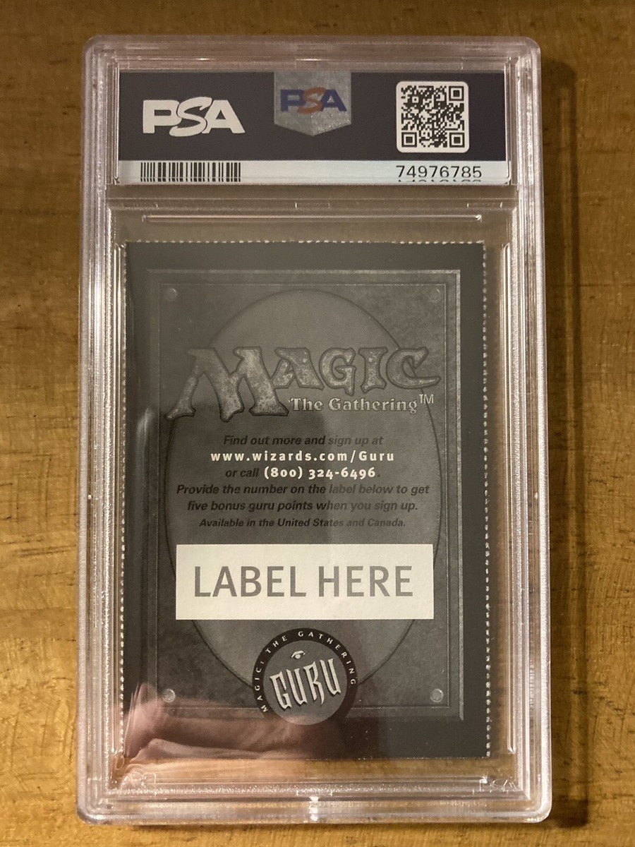 MTG✨MAGIC GURU REFERRAL CARD (Bottom Straight Edge)✨PSA 5 EX