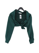 House Of Cb London Women's Blazer S Green 100% Other Overcoat