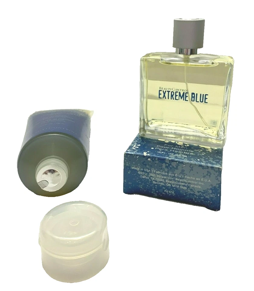  BeautiControl Extreme Blue Men's Hair and Body Wash & Cologne NOS Unused - Image 3 of 3