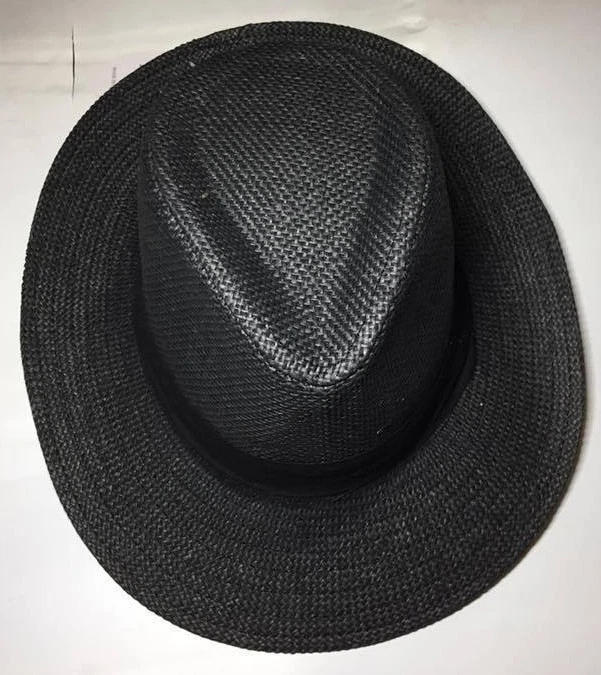 Women Men Fedora Trilby Gangster Cap Summer Beach Sun Straw Panama Travel Hat - Image 3 of 4