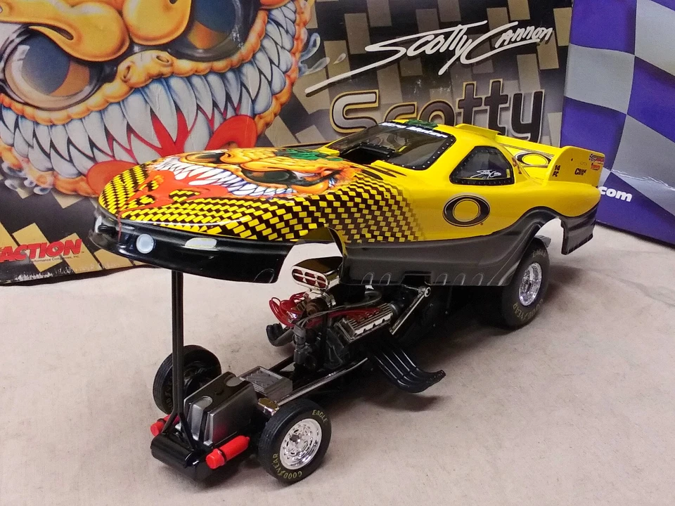 Pontiac Funny Car 1999 vintage NHRA Scotty Cannon Oakley Foto 3 de 4