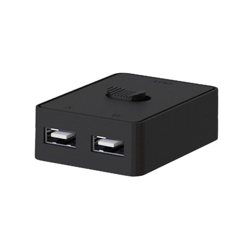 KVM USB HUB 2 en 1 sortie KVM Switch pour PC clavier souris imprimante (USB 2.0) - Bild 7 von 12