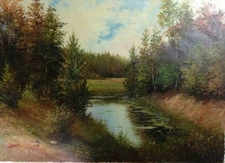 Peruvian Landscape by Bacci