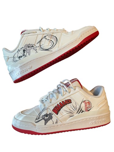 Adidas X Disney Pixar Forum Low White Scarlet Red Mens Size 7.5 GX0991 RARE  NEW | eBay