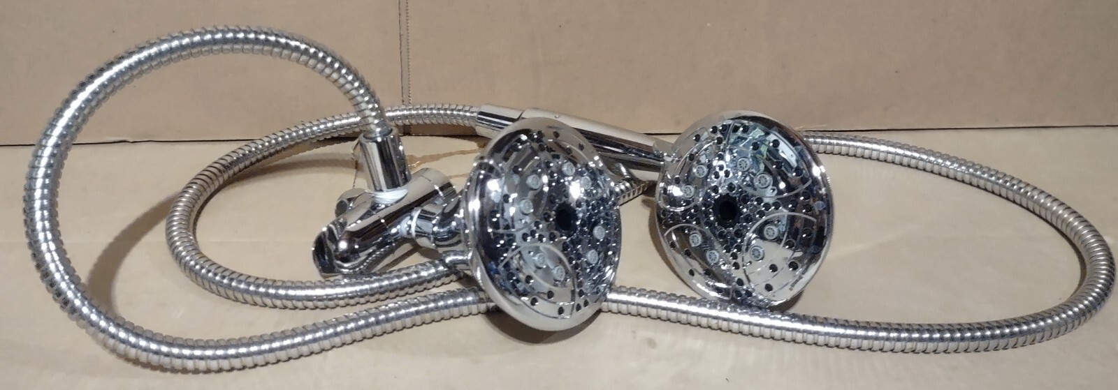 Assembled Oxygenics Drench Brushed Nickel 55Spray Rain Dual Shower