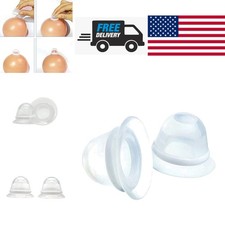 Nipple Pullers for Flat and Inverted Nipples BPA Free Silicone with Travel Case