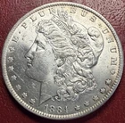 1884-O Morgan Silver Dollar. High Grade. Toned. Free Shipping