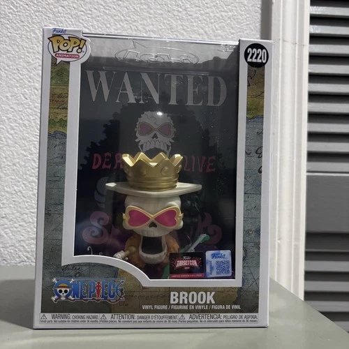 Funko Pop! One Piece Wanted Poster Brook #2220 - TargetCon Exclusive - IN HAND!