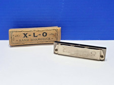 Antique X-L-O Band Harmonica Made in Germany Key of C
