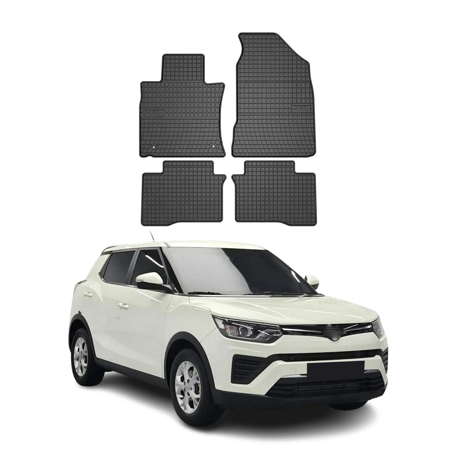 Tapis Ssangyong Tivoli en caoutchouc pour protéger votre auto après la pluie