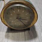Westclox Big Ben Electric Desk Clock Metal Glass Gold Green Analog Arabic — photo 5