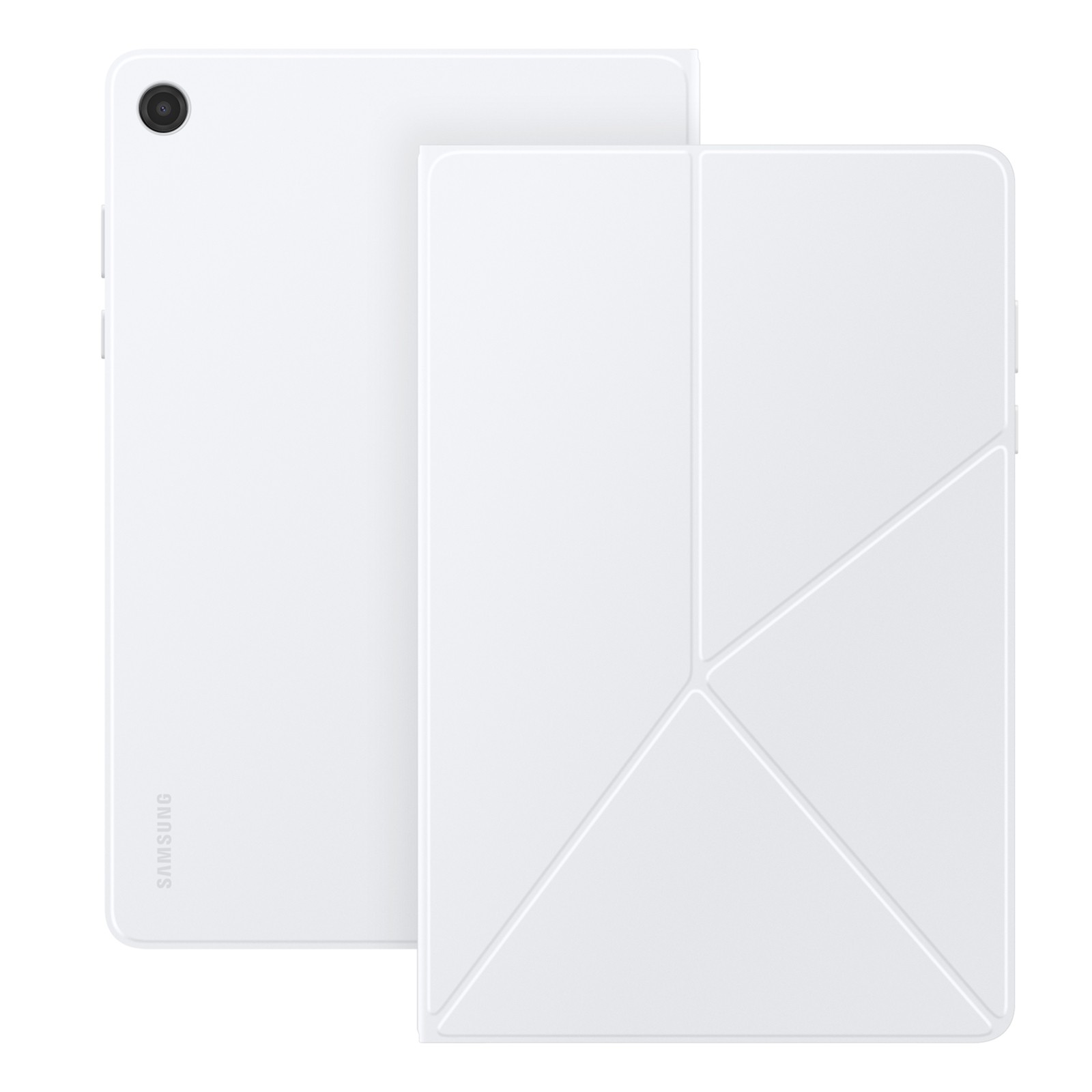 Book Cover Samsung Galaxy Tab A11 Plus blanc au design fin et finitions premium