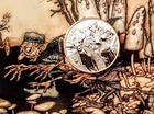 1 oz Fine Silver Round Germania Warrior Babe