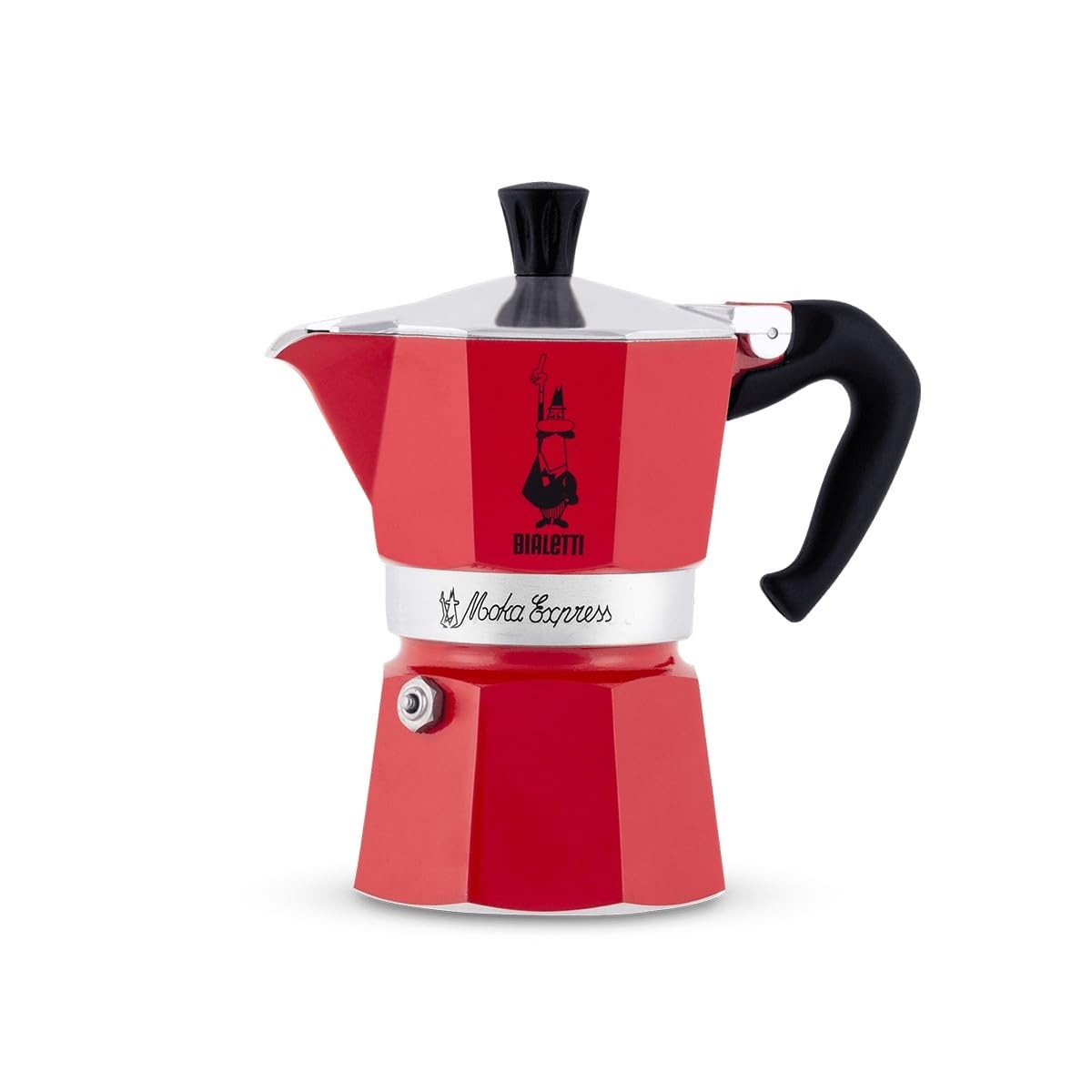 Machine à expresso italienne moka color en aluminium pour cuisinière à gaz
