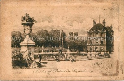  	Paris 75 Jardin Palais du Luxembourg