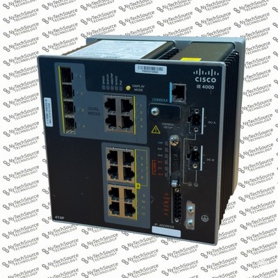 Cisco IE-4000-4T4P4G-E V01 Industrial Ethernet 4000 Switch 12-Port Managed PoE+