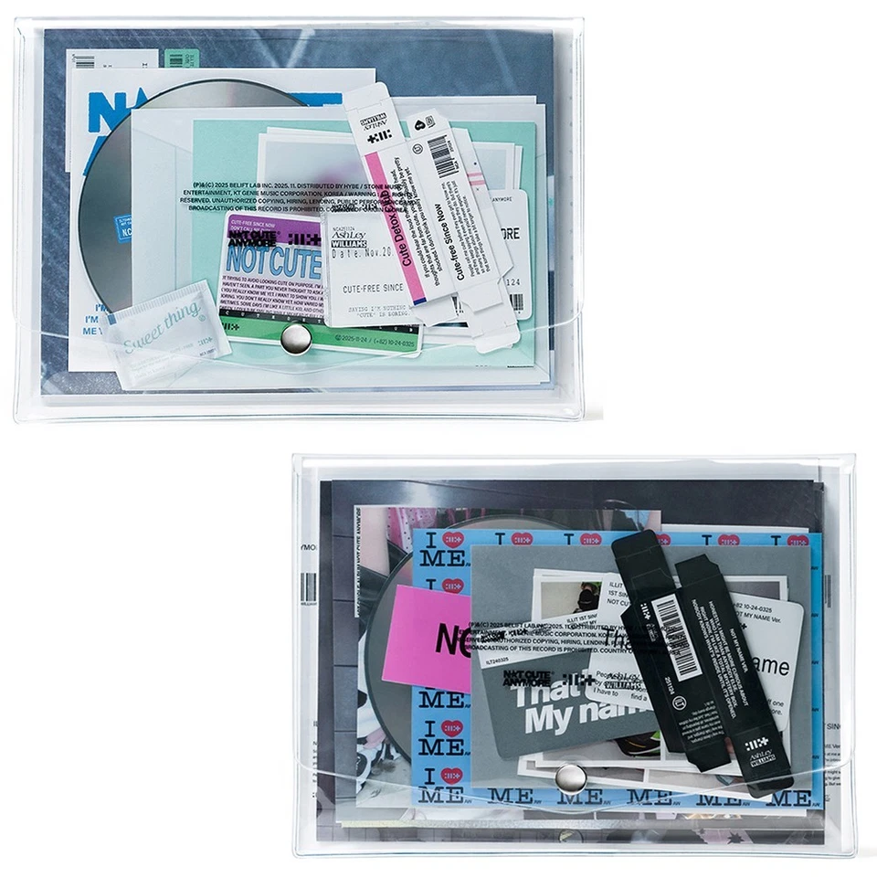 ILLIT [NOT CUTE ANYMORE] 1st Single Album CD+Pouch+2 Book+3 Card+Poster+5 Photo - Image 4 of 4