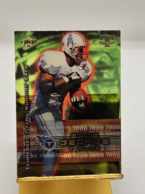 1999 Collectors Edge K-Klub Insert Eddie George Rare Acetate/1000 Hall Of Fame 