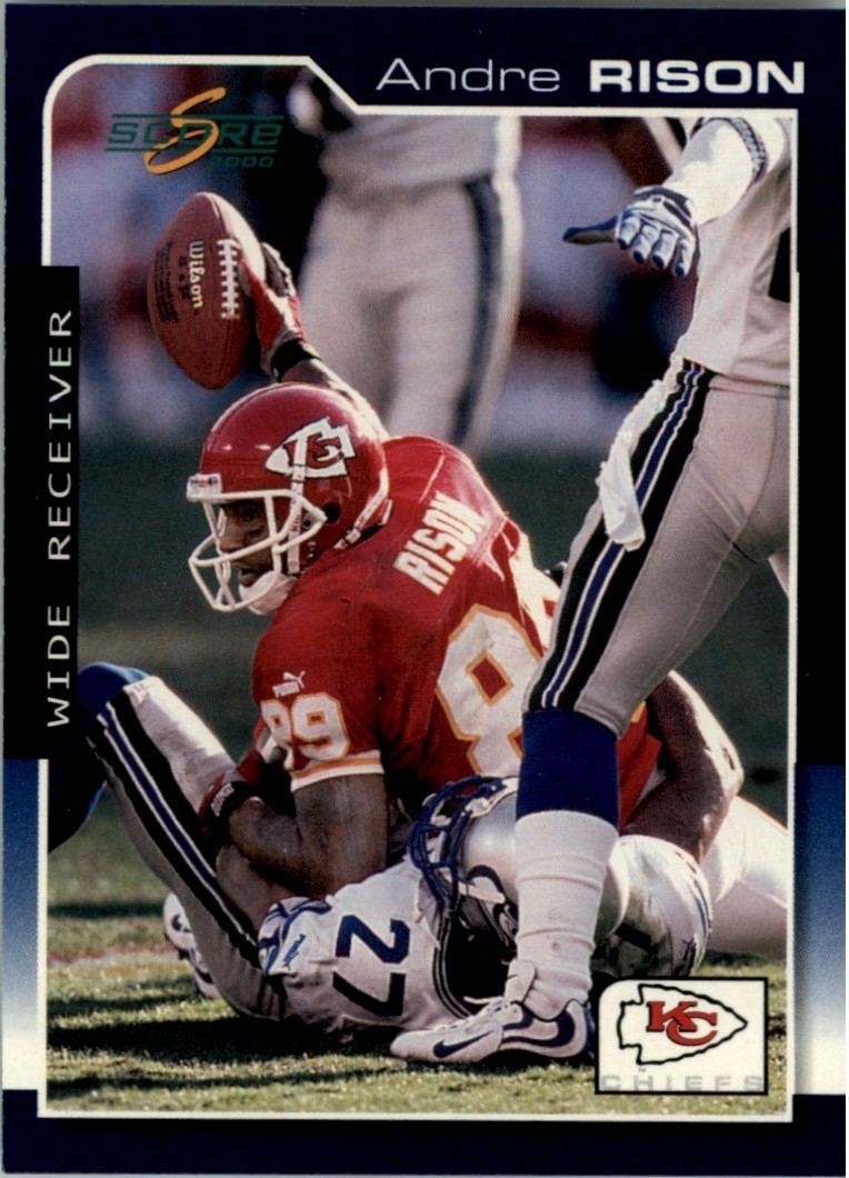 Andre Rison 2000 Score #95 Kansas City Chiefs NFL Football Card