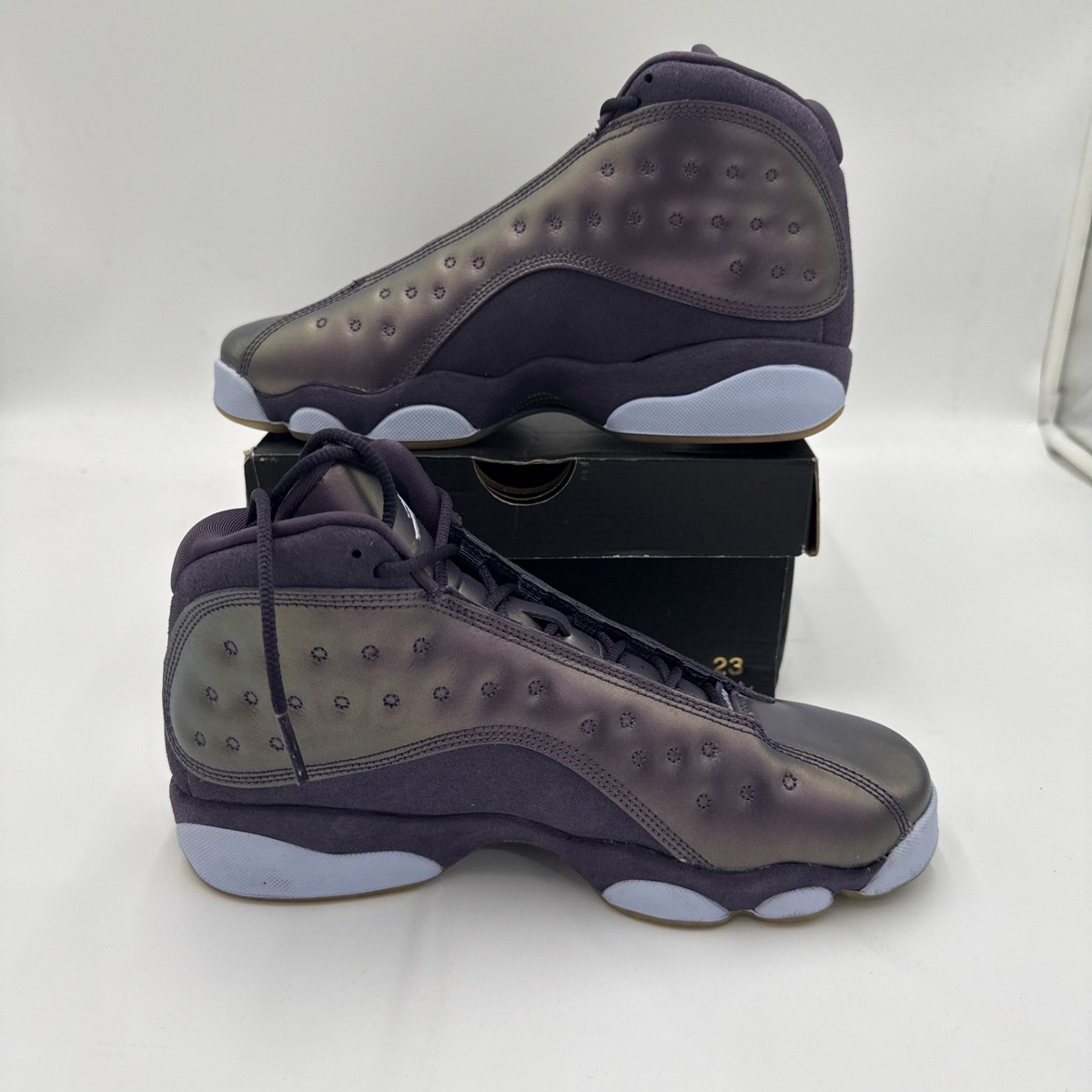 GS Air Jordan 13 Retro 'Dark Raisin' Size 7Y AA1236-520 | eBay