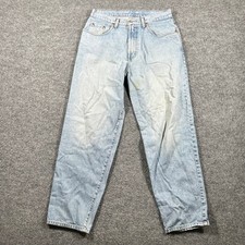 Lucky Brand Jeans Mens Size 33 Light Wash Straight Leg USA Made Dungarees Denim
