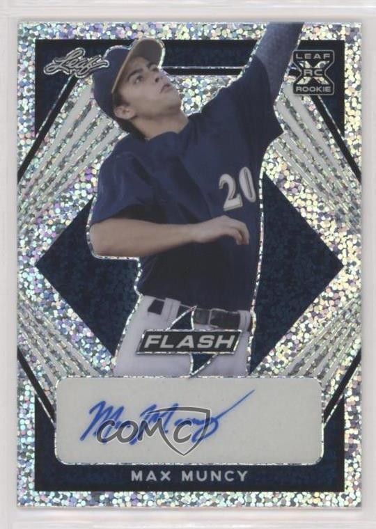 2021 Leaf Flash Navy 63/99 Max Muncy #BA-MM3 Auto 0l1