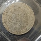 Lot of 2 Mexico Un Peso 1971 & 1 Cinco Pesos 1974  — photo 3