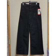 NINE WEST Women's Wide Leg Trousers Black - Sz 2 - NEW NWT