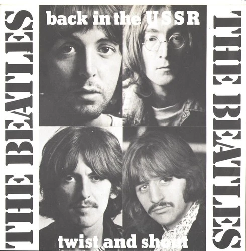 BEATLES--DUTCH PICTURE SLEEVE + 45-(BACK IN THE U.S.S.R.)--PS--PIC--SLV
