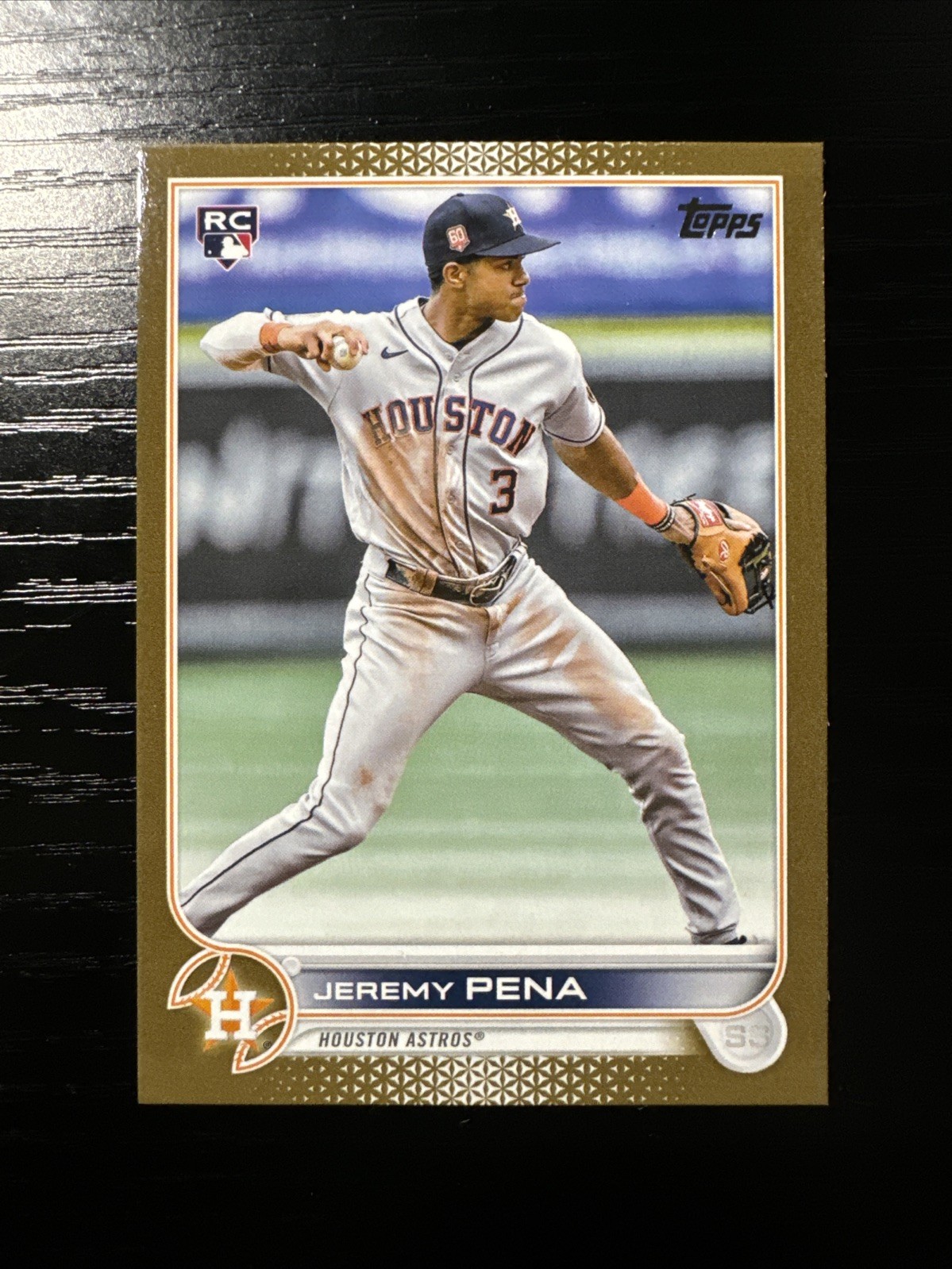 2022 Topps Update Jeremy Pena /2022 #US253 Gold Parallel RC Rookie Astros