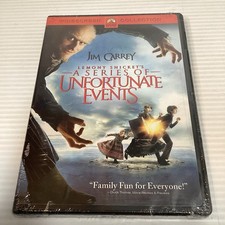 Lemony Snicket s A Series Of Unfortunate Events Jim Carrey 2005 DVD New Sealed