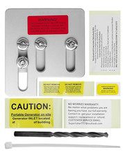 Generator Interlock Kit Fit for Square D QO and Homeline 150 and 200 Amp Panel,