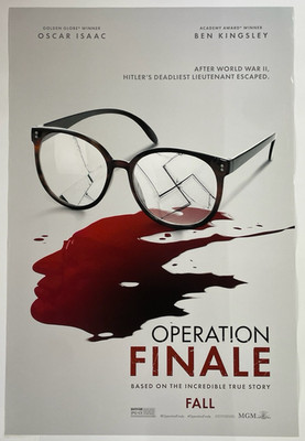 OPERATION FINALE ORIGINAL MOVIE THEATER POSTER 27'' x 40'' DOUBLE SIDED DS 2018