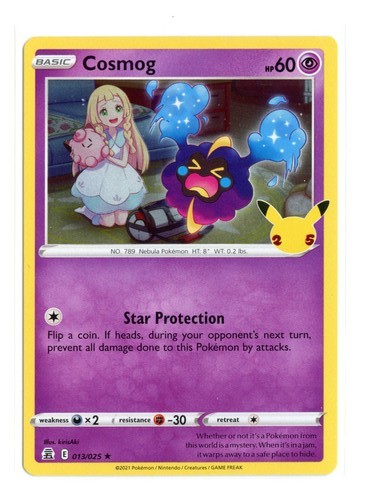 Cosmog 013/025 Celebrations Holo Rare