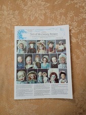 1996 Antique Doll Collector Magazine Auction Inserts Show Ads Ephemera