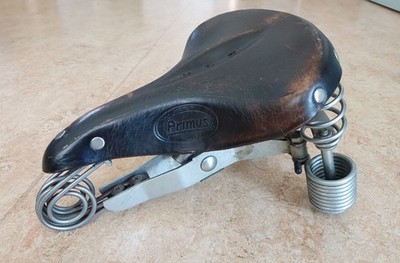 Lepper Primus Leder Fahrradsattel dunkelbraun