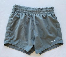 Girl Size M Nike Dri Fit Short - Gray High rise built in short