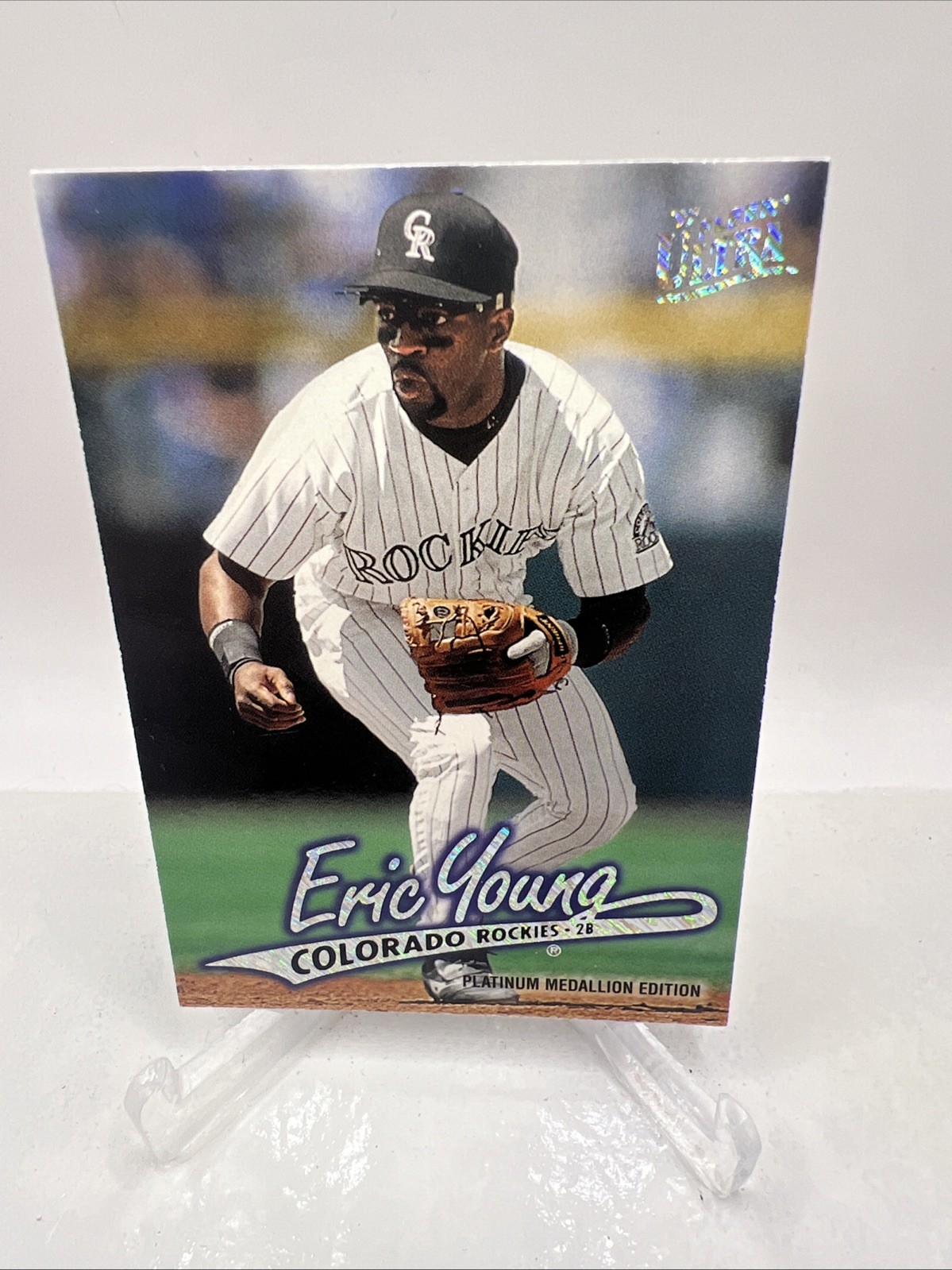 1997 Fleer Ultra - Eric Young #P192 Platinum Medallion Colorado Rockies